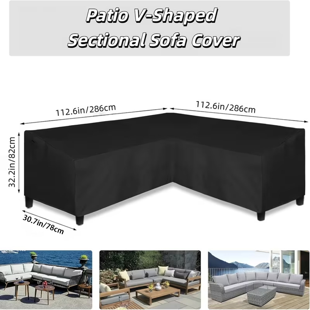 Outdoor Furniture Cover Xl - Wytrzymały pokrowiec na sofę ogrodową w