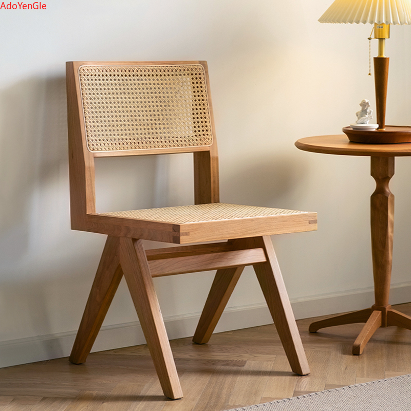 Outdoor Furniture Kitchener - Krzesło z rattanu i litego drewna