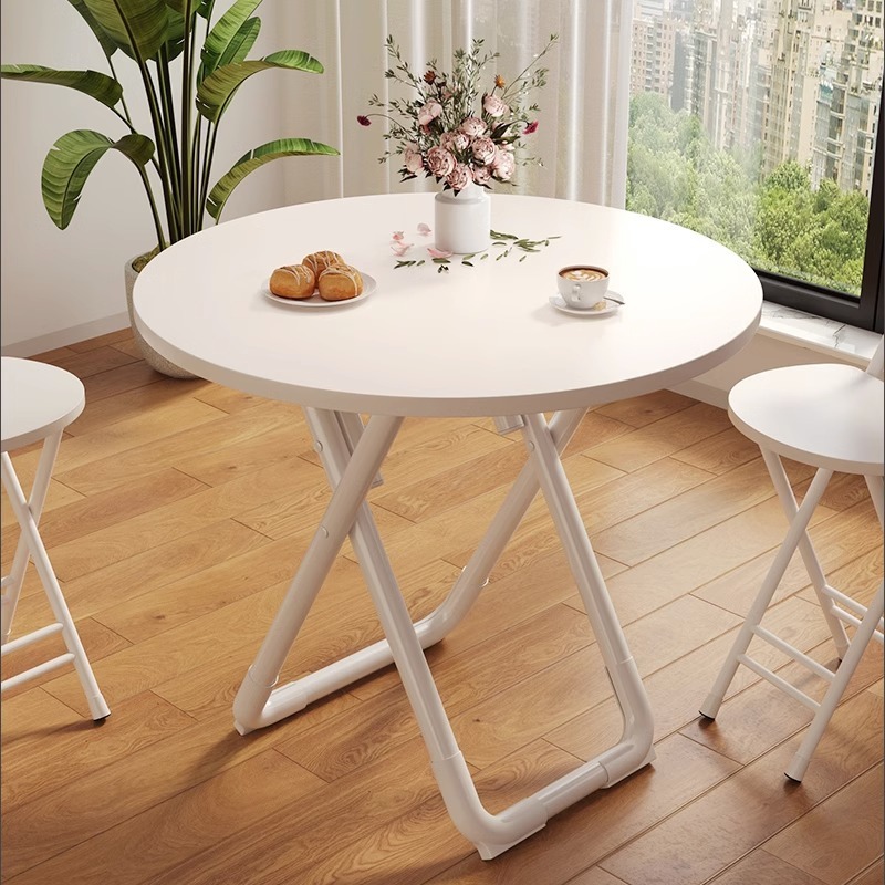 Outdoor Furniture Kitchener - Przenośny Składany Okrągły Stół Jadalny Oszczędzający