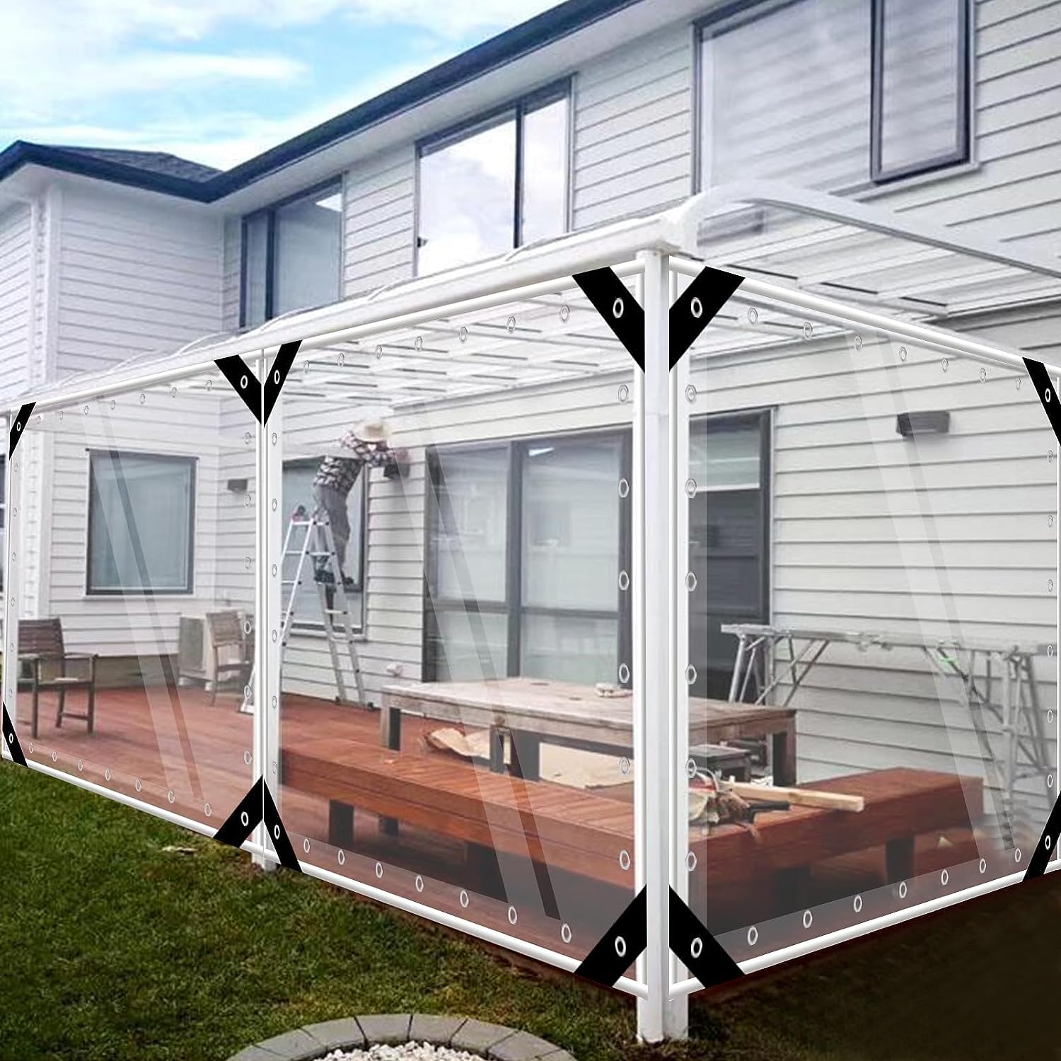 Outdoor Furniture Paint - Plandeka przezroczysta wodoodporna pcv z tworzywa