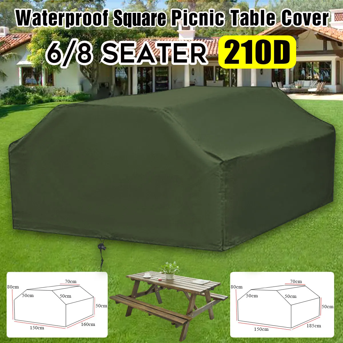 210D na 6/8 miejscowy stół pik – Outdoor Furniture Paint recenzja i cena