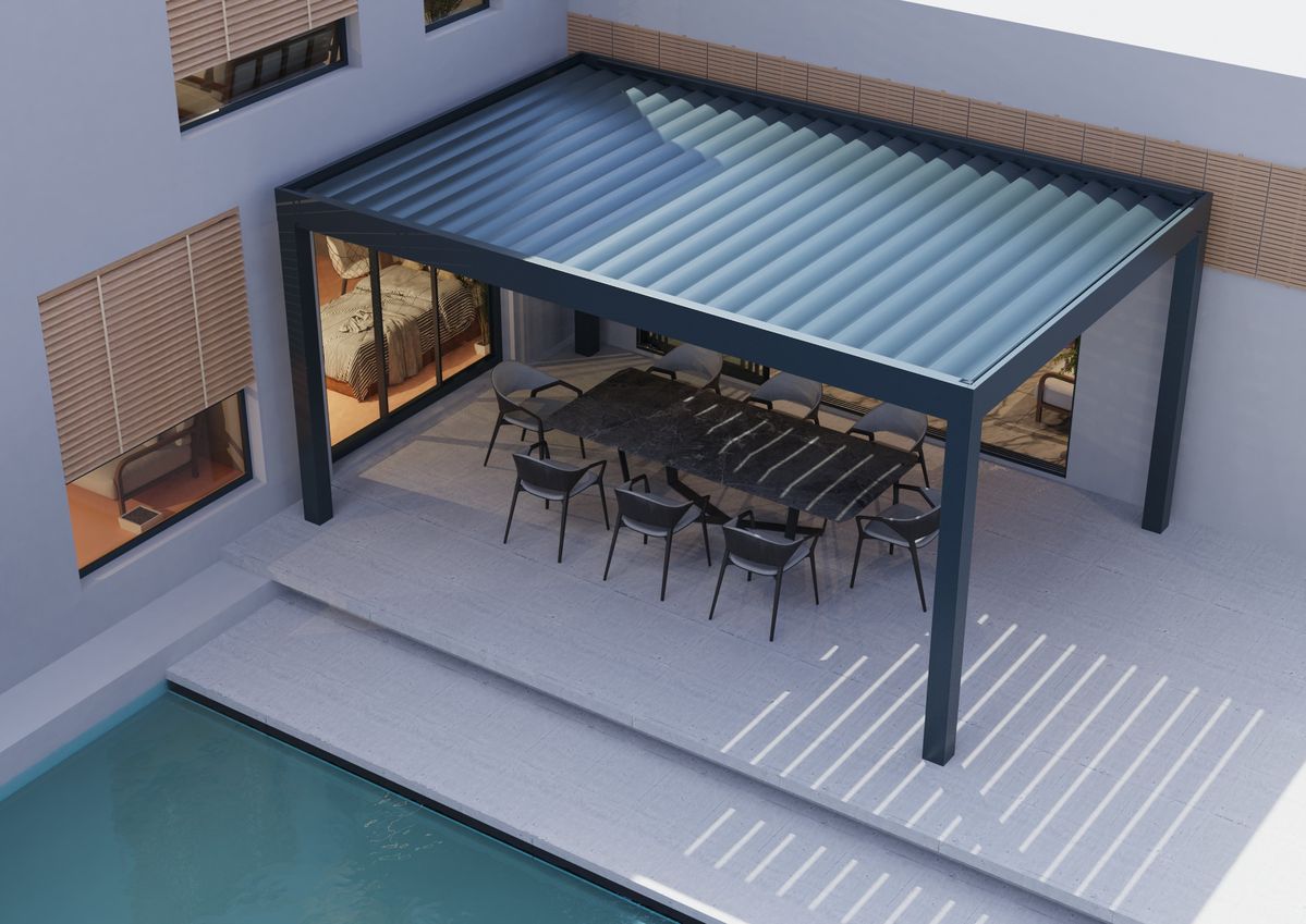 Niedrogi, prostokątny altan z  – Outdoor Furniture Aluminum recenzja i cena